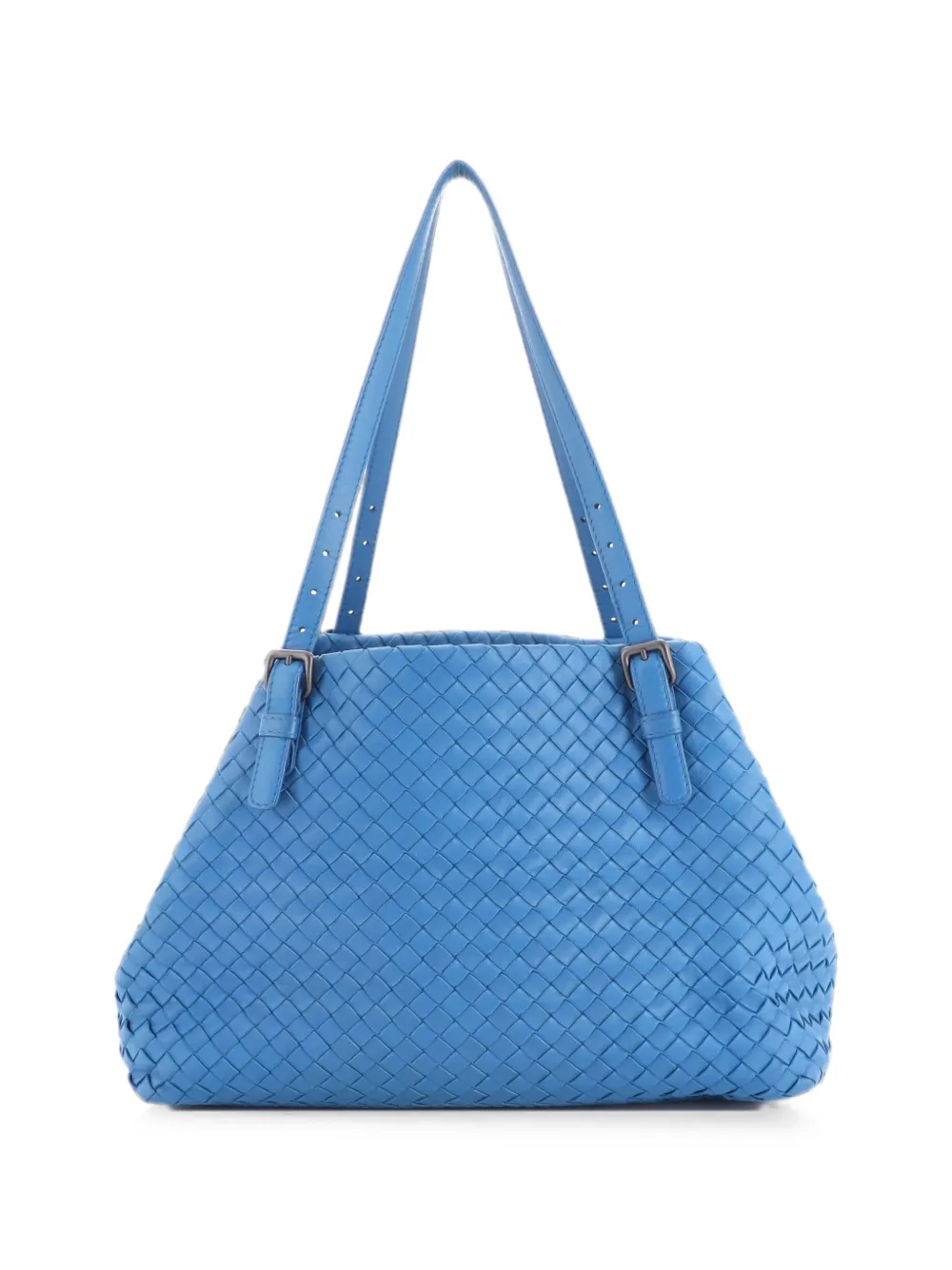 Bottega Veneta Pre-Owned A-Shape Intrecciato Nappa Medium tote bag - Blau