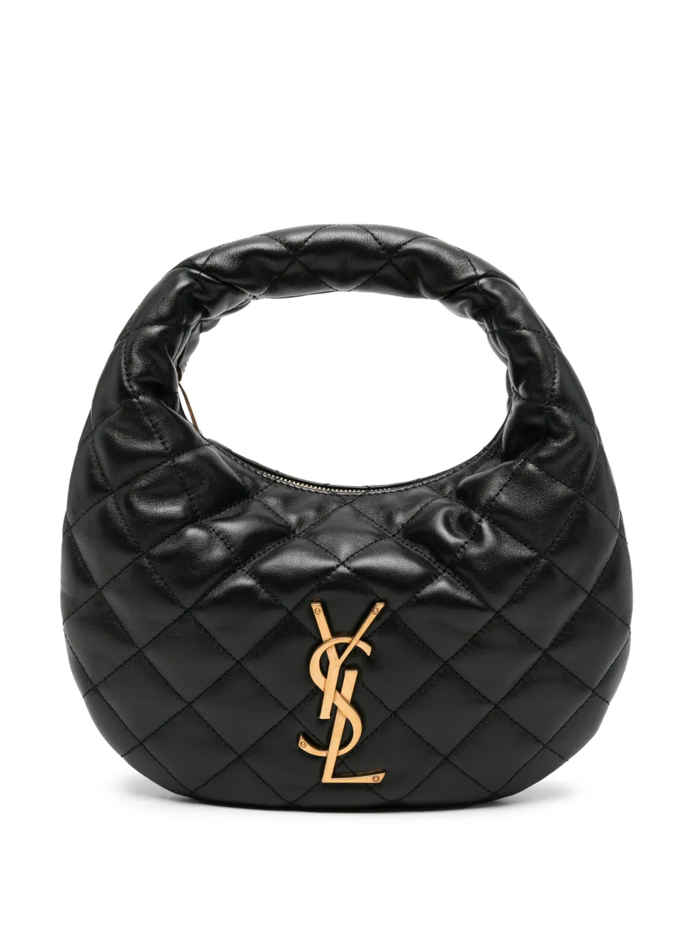 Saint Laurent quilted Cassandre shoulder bag - Nero