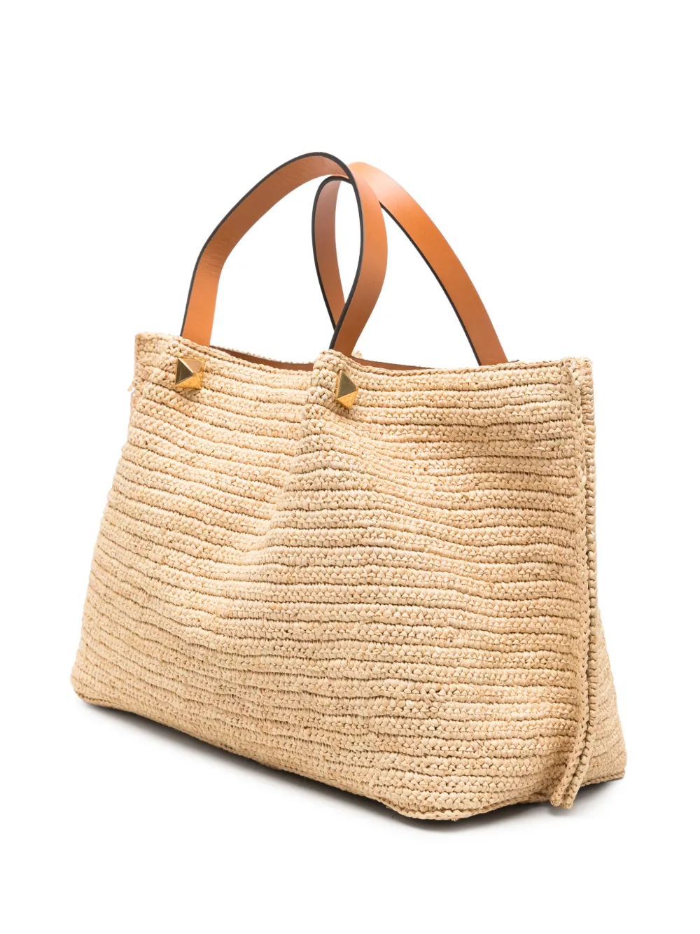 Valentino Garavani Medium shopper met VLogo-plakkaat Beige