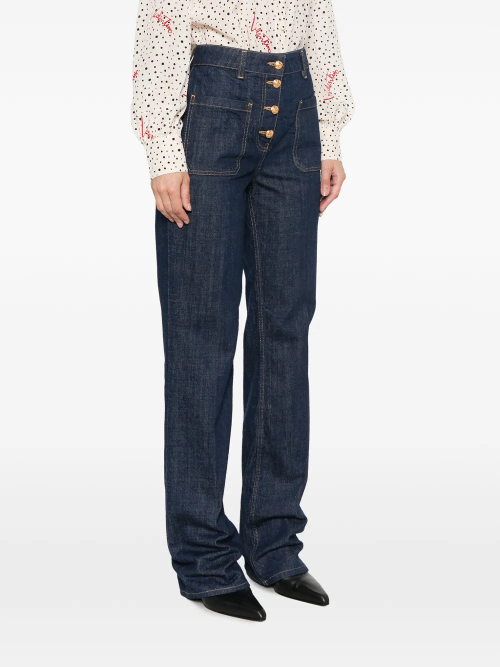 Valentino Garavani Denim broek Blauw