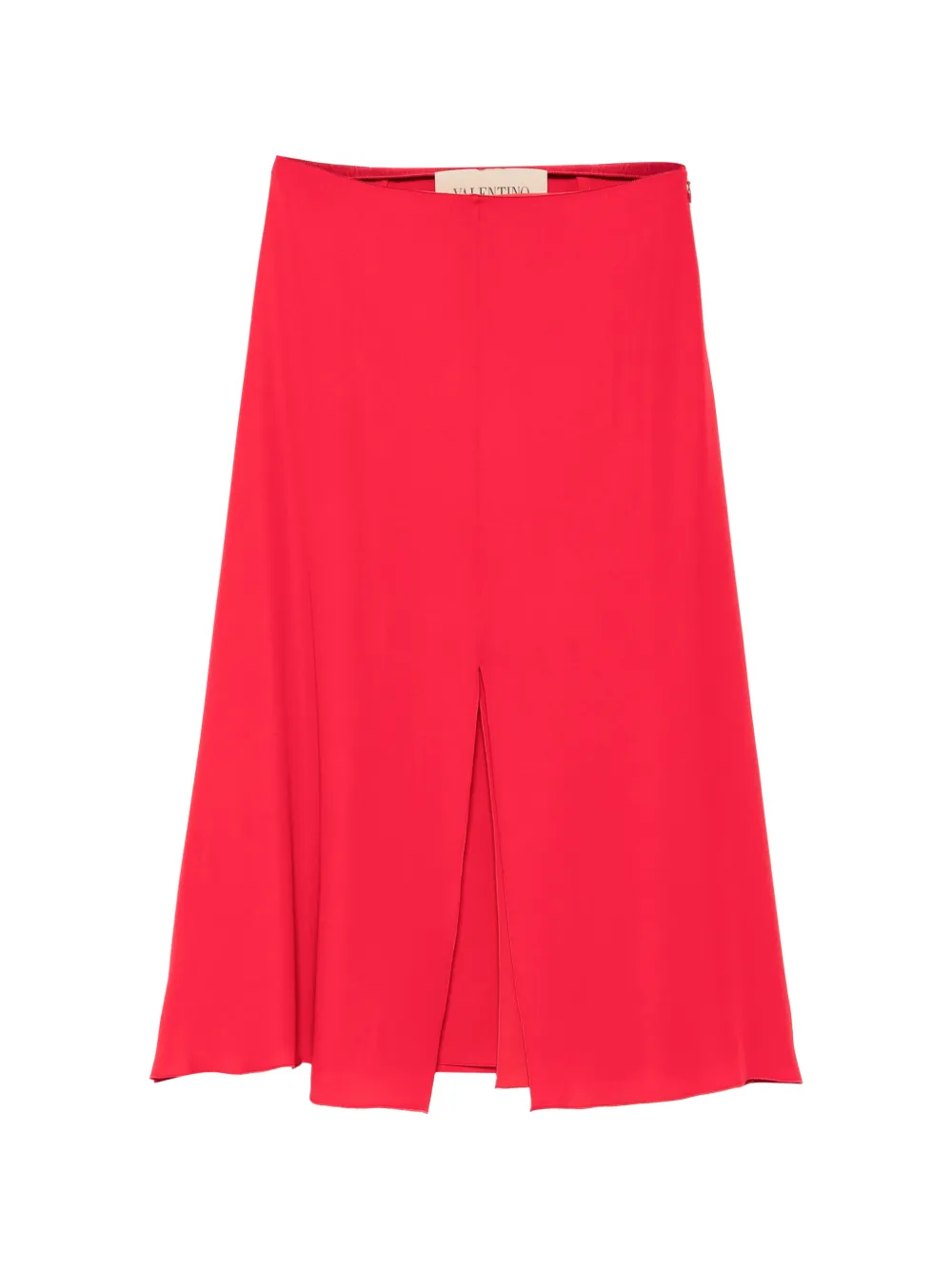 Valentino Garavani front-slit midi skirt - Rosso