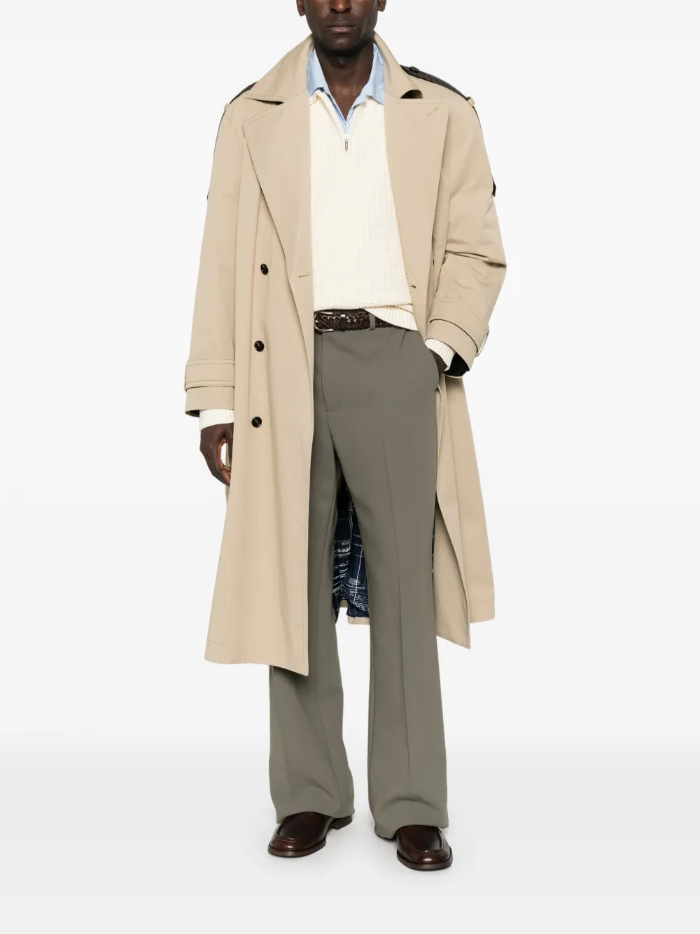Valentino Garavani Geplooide pantalon Groen