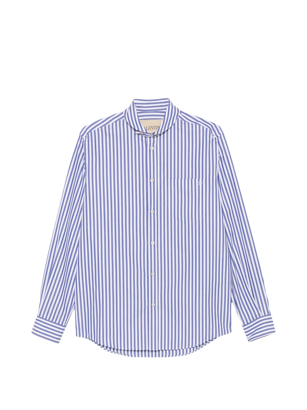 Valentino Garavani striped VLogo shirt - Bianco