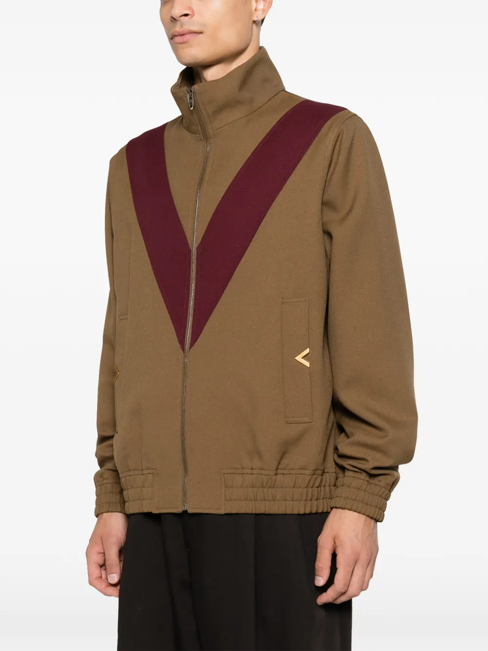 Valentino Garavani Jack met rits en V-detail Bruin