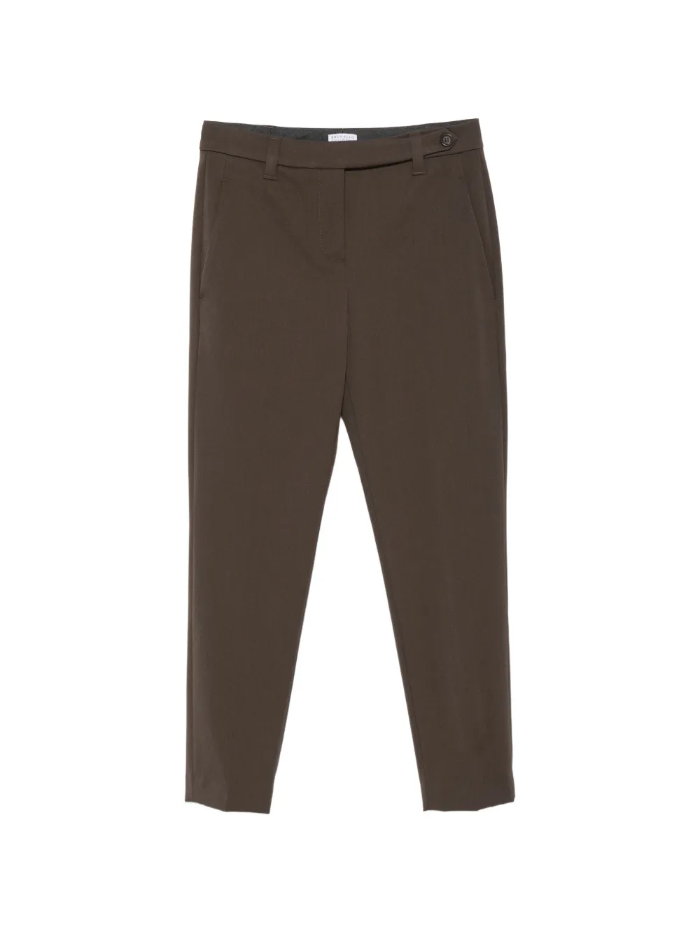 Brunello Cucinelli belt-loop trousers - Marrone