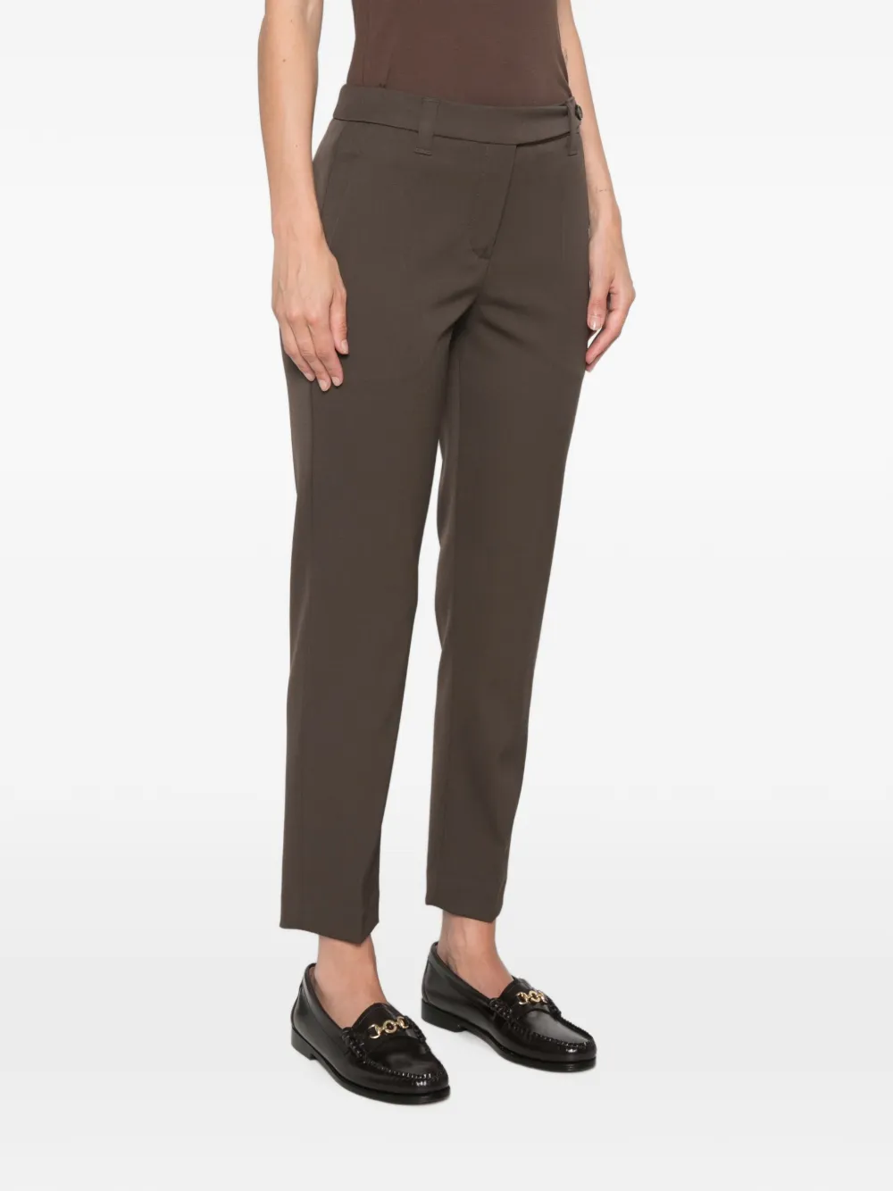 Brunello Cucinelli belt-loop trousers Bruin