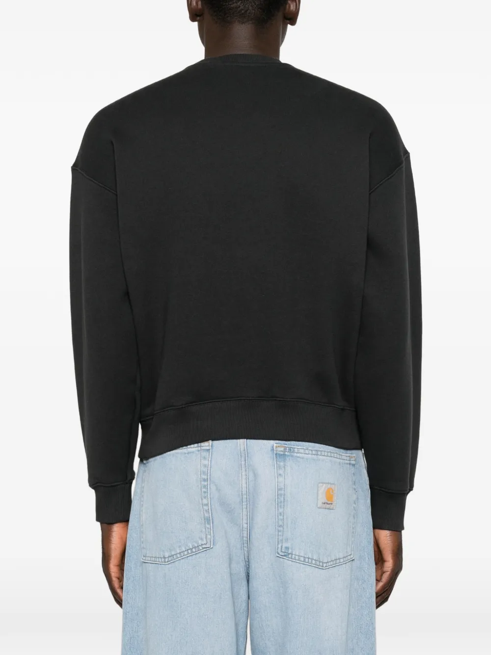 Autry Sweater met veelkleurig logo Zwart
