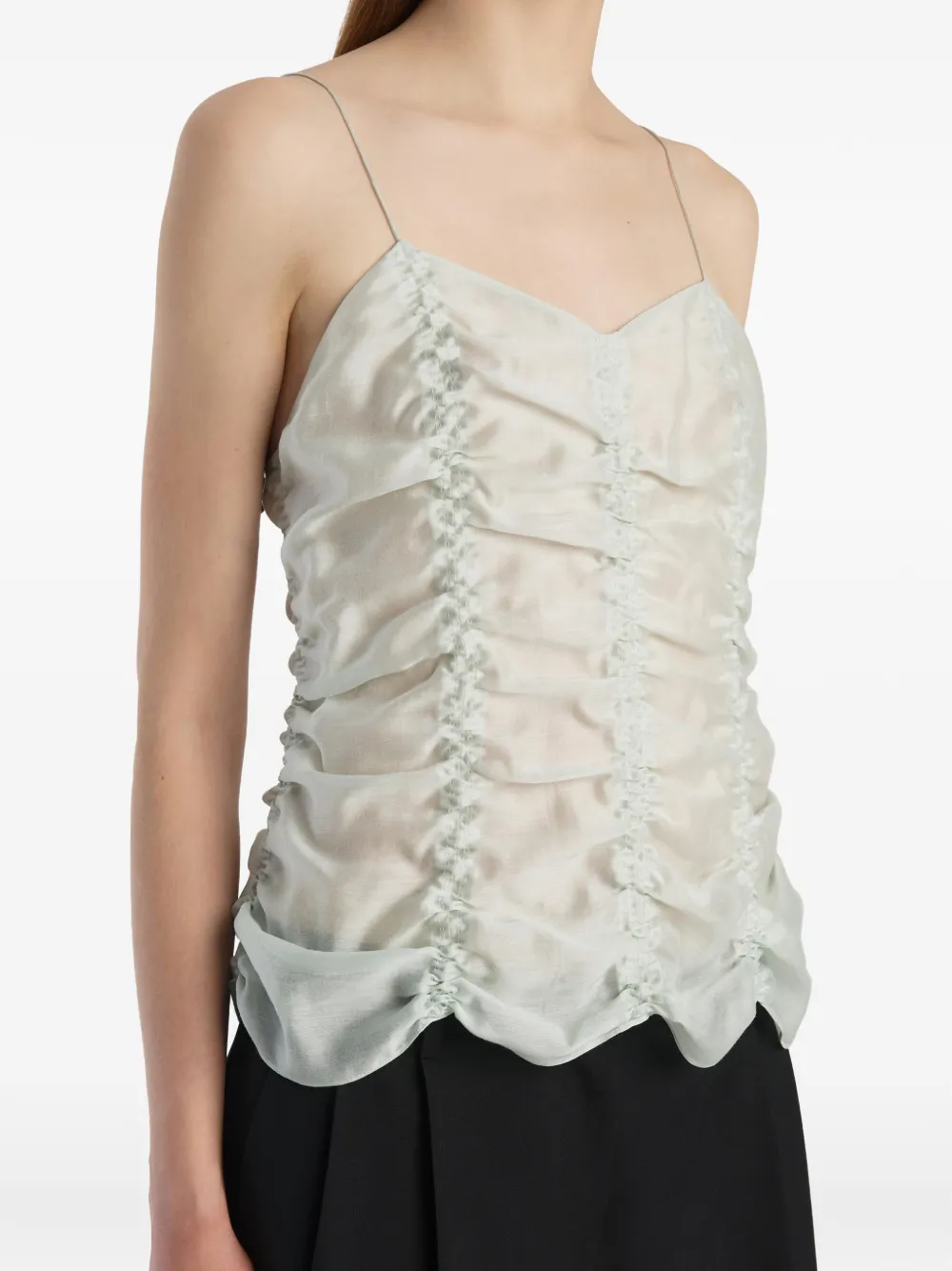 KHAITE Inara top Groen