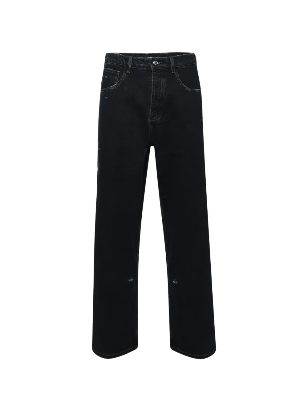 Nahmias distressed straight-leg jeans - Schwarz