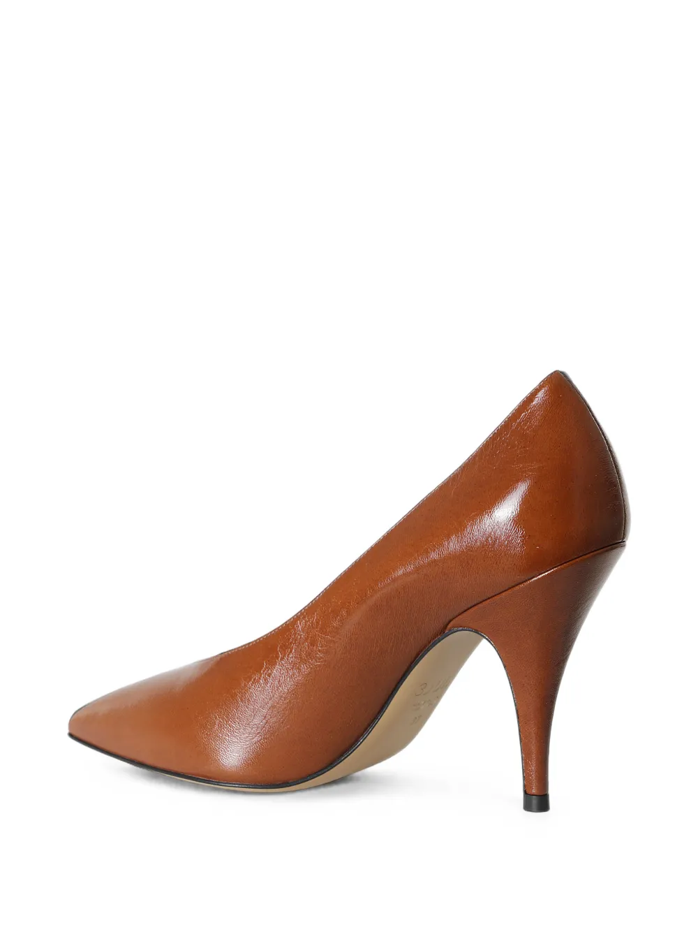 3juin Leren pumps Bruin