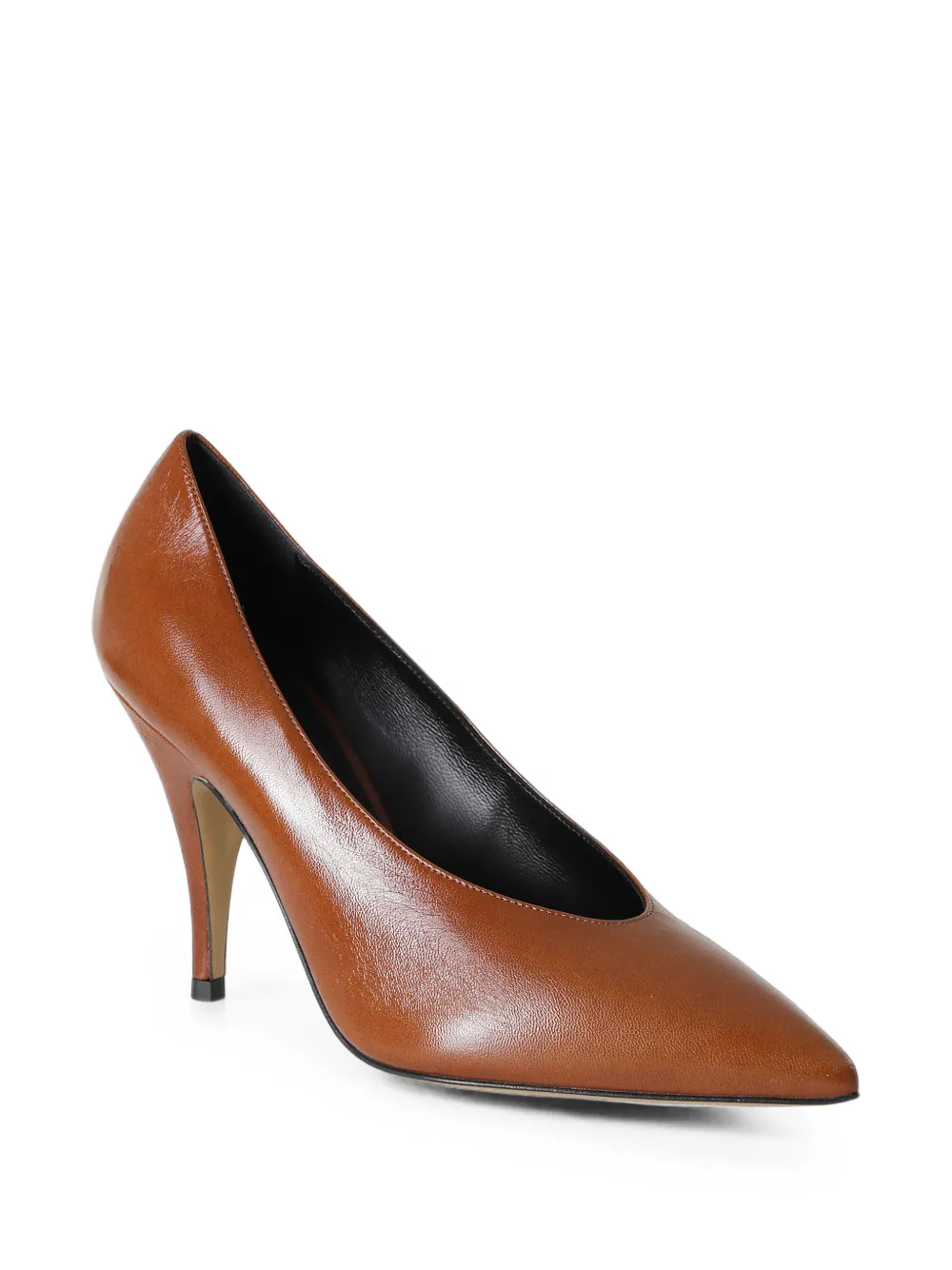 3juin Leren pumps Bruin