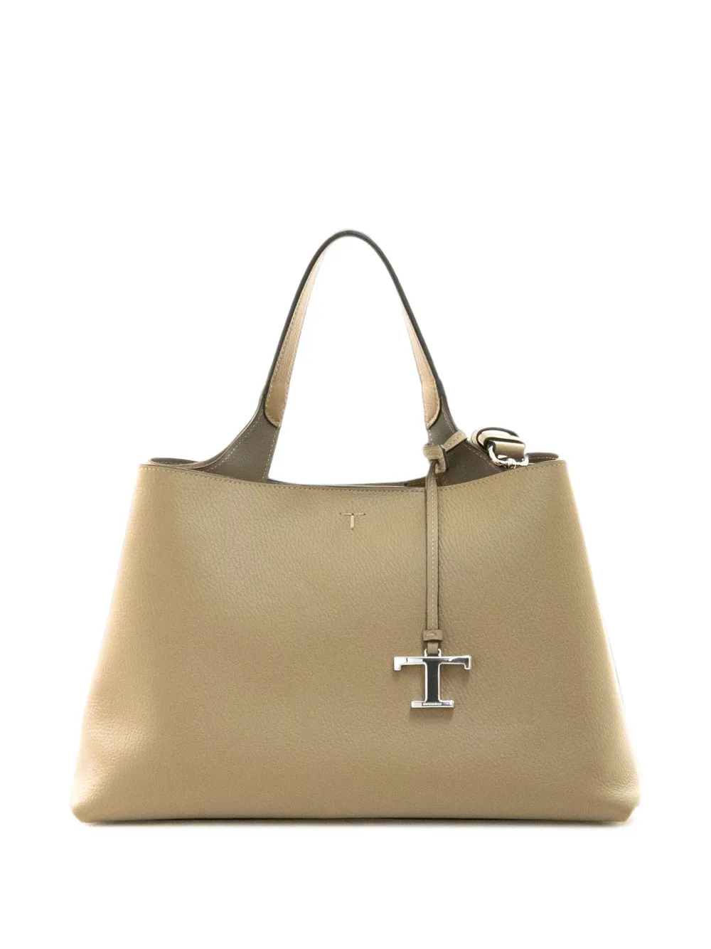 Tod's T Timeless leather tote bag - Toni neutri