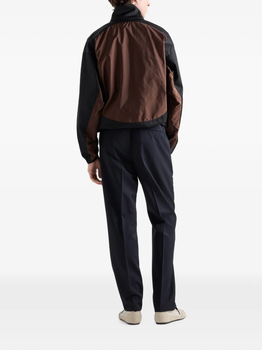 Prada Re-Nylon donsjack Bruin