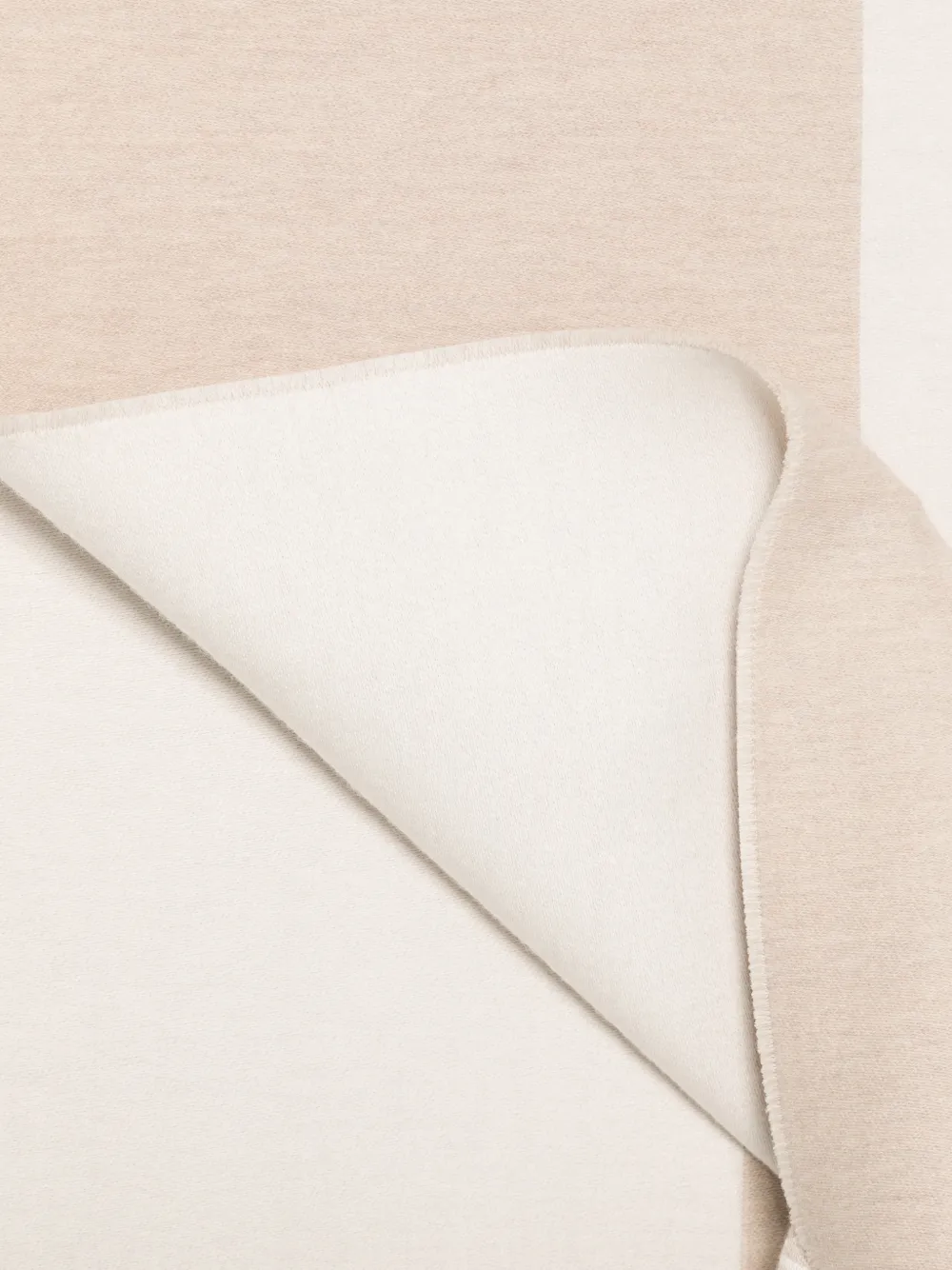 Canali Sjaal met logoprint Beige