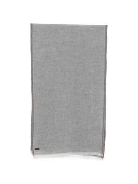 Canali frayed scarf