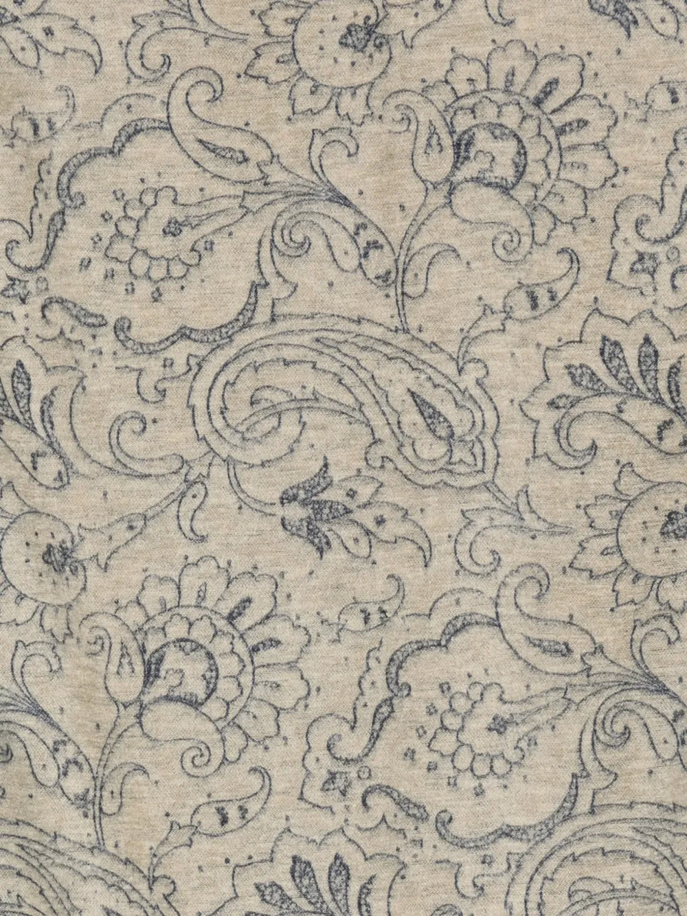 Kiton Sjaal met paisley-print Beige