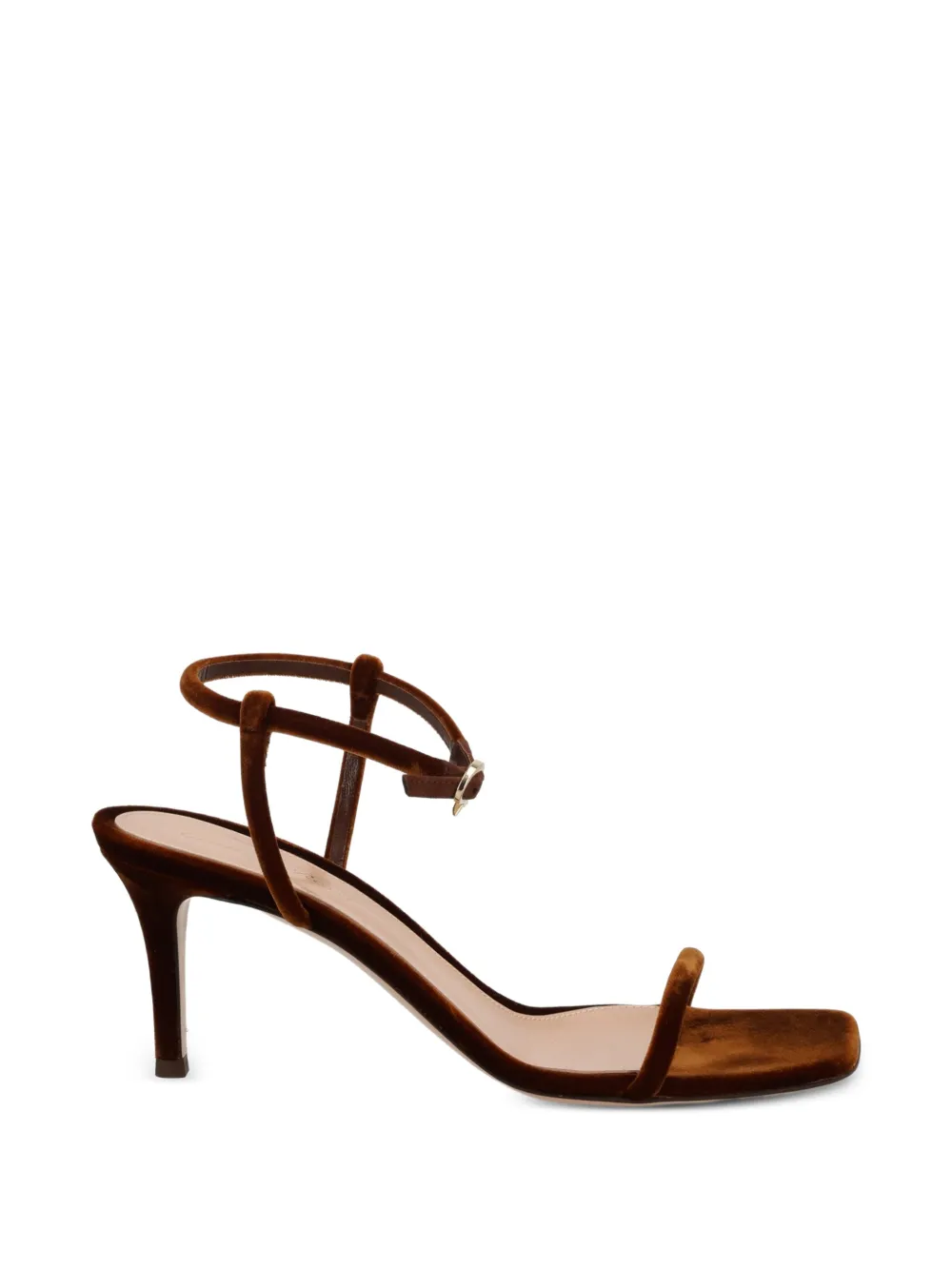 Gianvito Rossi velvet sandals Bruin