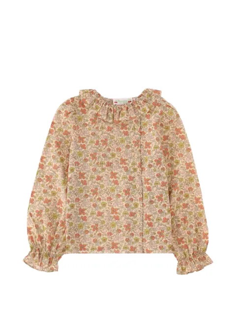 Bonpoint flæsebluse med blomstertryk