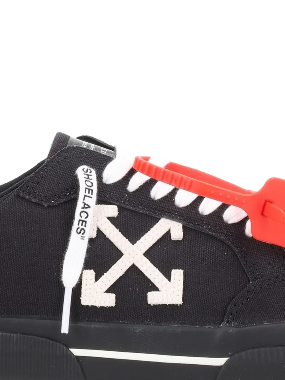 Off-White Vulcanized low sneakers Zwart