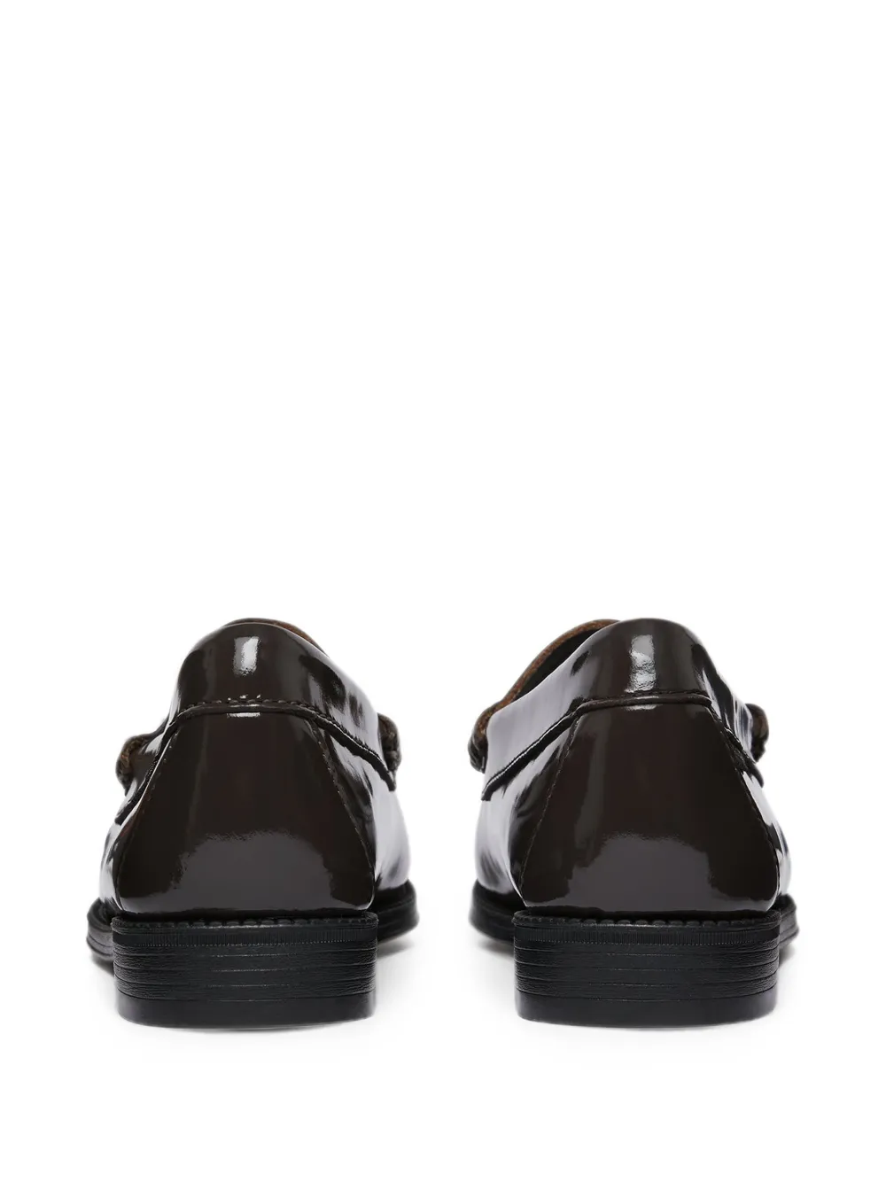G.H.Bass Easy Weejuns lakleren loafers Bruin