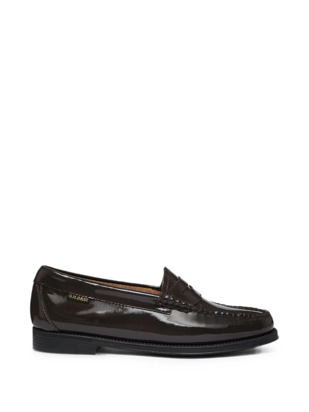 G.H.Bass Easy Weejuns lakleren loafers Bruin