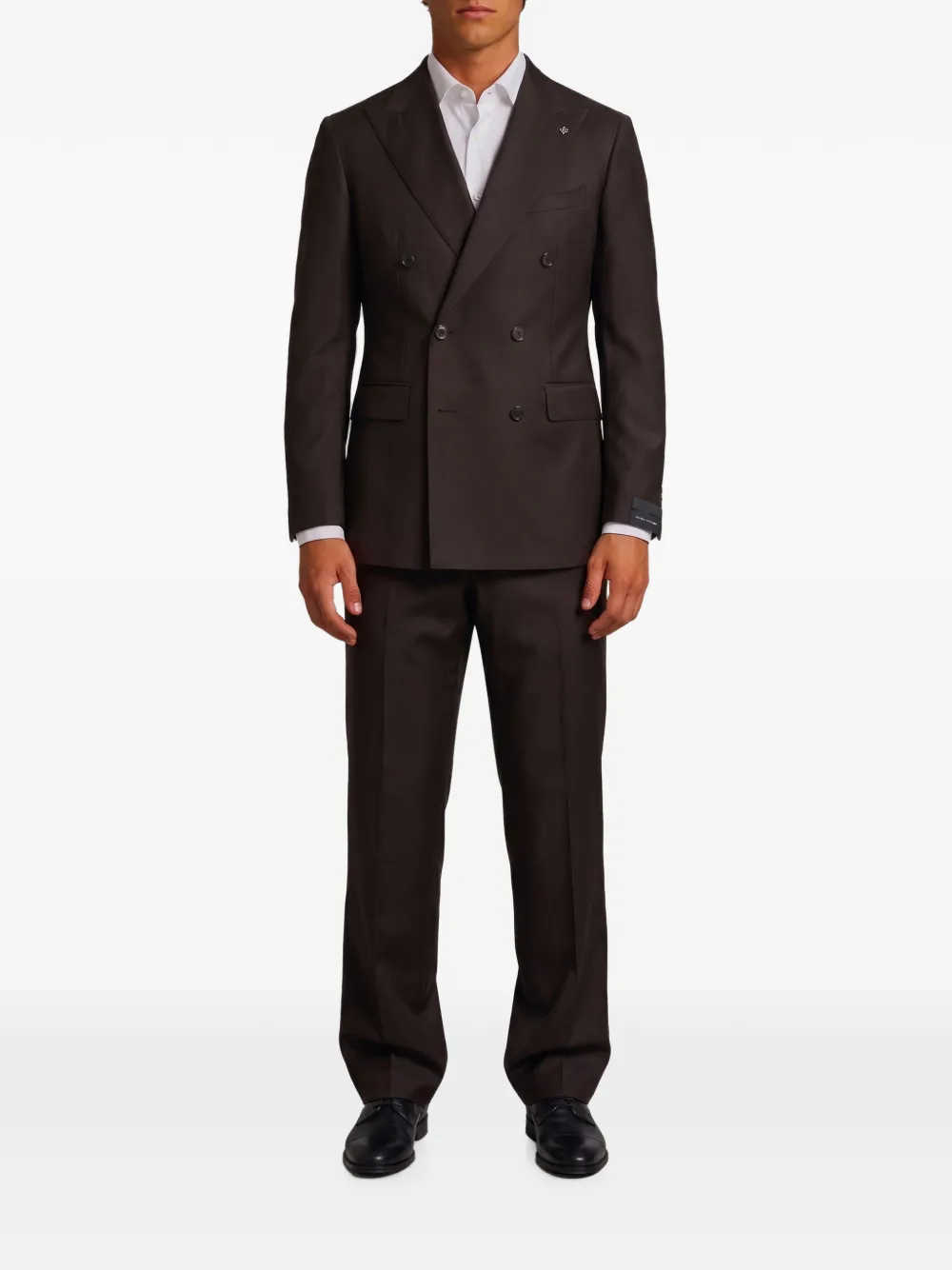 Tagliatore New York double-breasted suit - Marrone