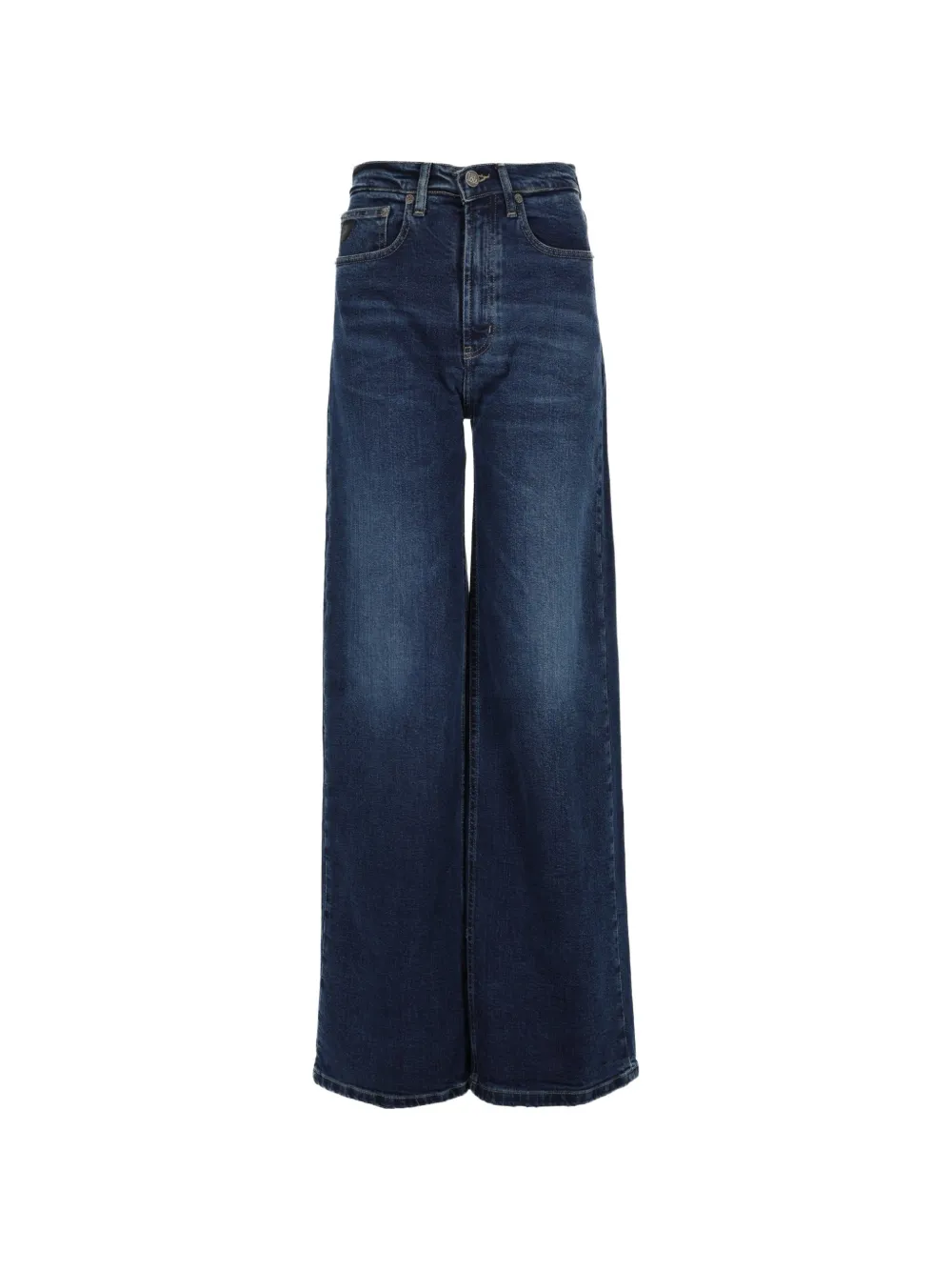 Iois faded wide-leg jeans - Blu