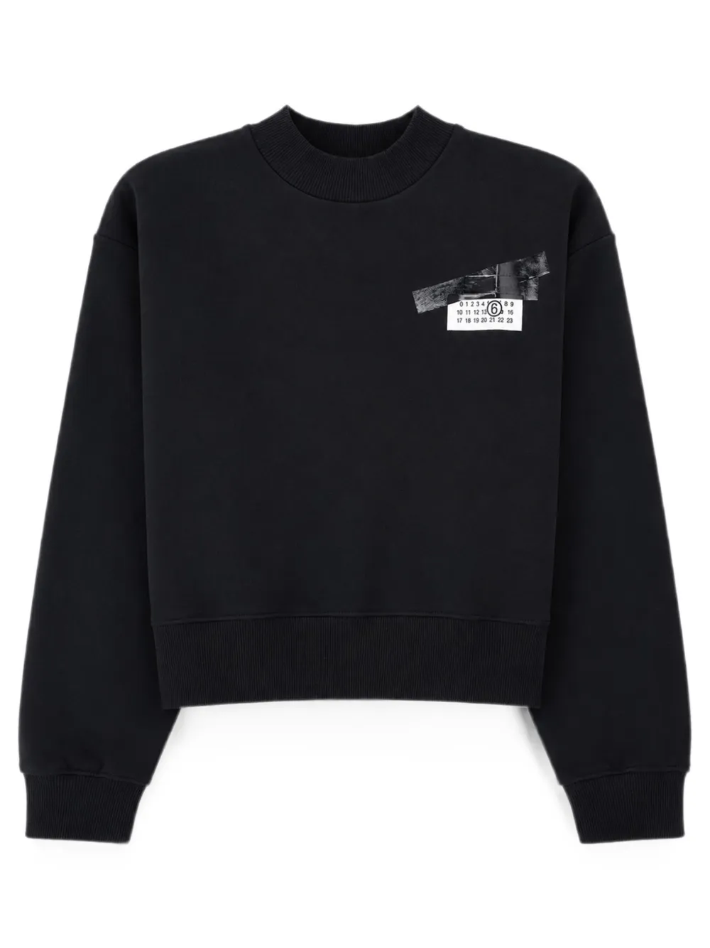 MM6 Maison Margiela Kids Sweater met logoprint Zwart