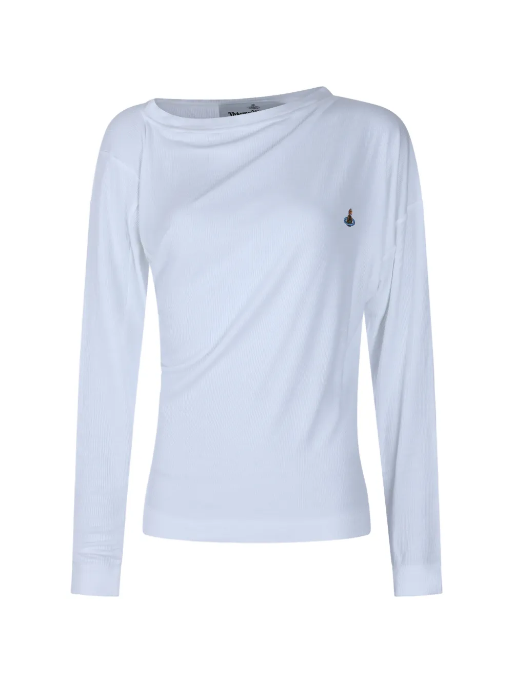 Vivienne Westwood draped T-shirt - Bianco