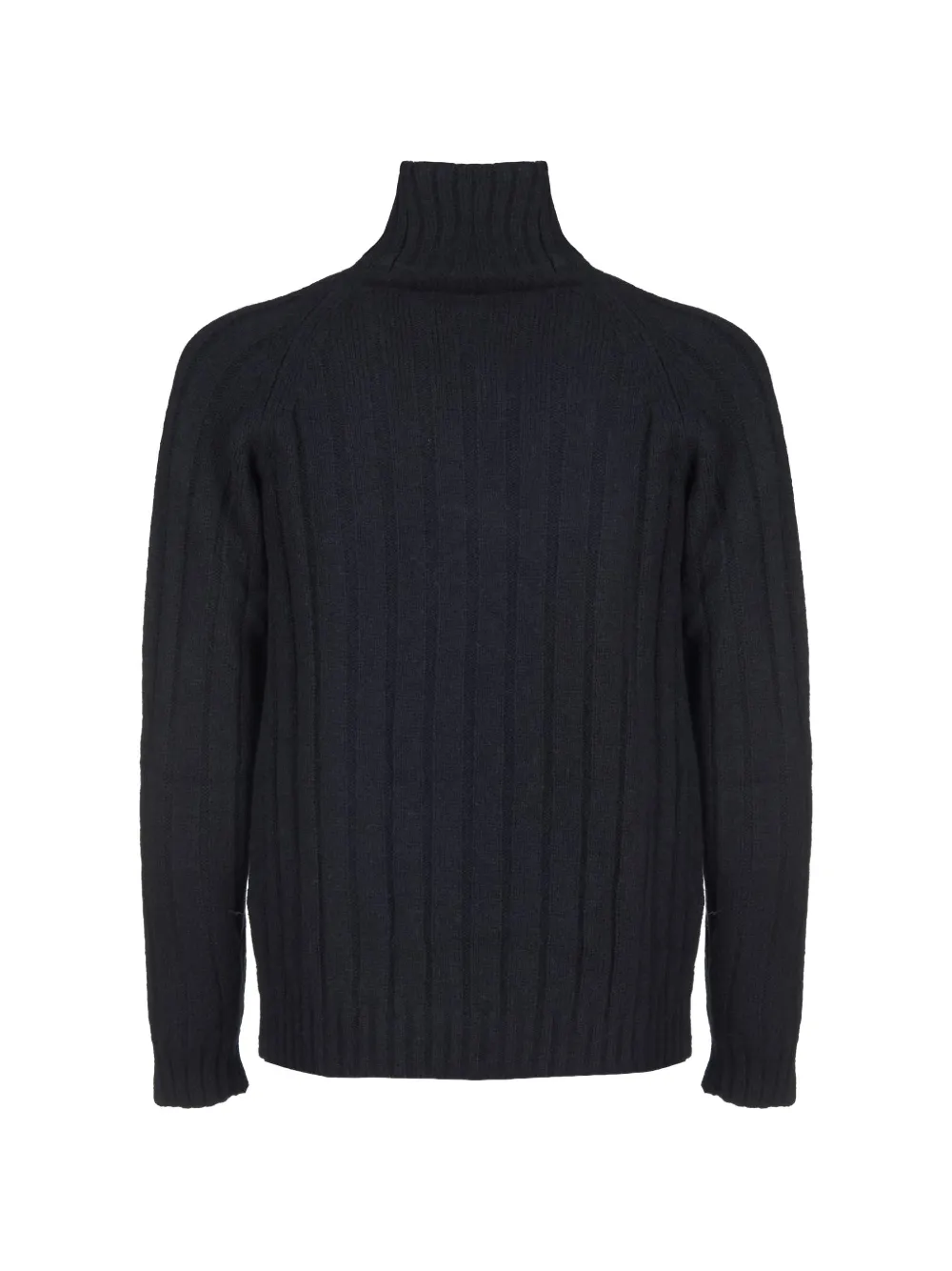 Roberto Collina ribbed-knit roll-neck sweater Zwart