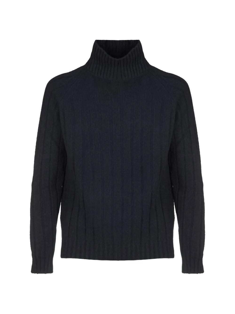 Roberto Collina ribbed-knit roll-neck sweater Zwart
