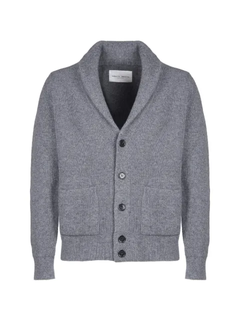 Roberto Collina ribbed shawl-collar cardigan