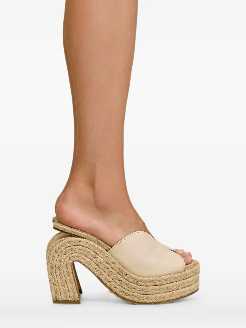Cult Gaia Phoebe sandalen met plateau Beige