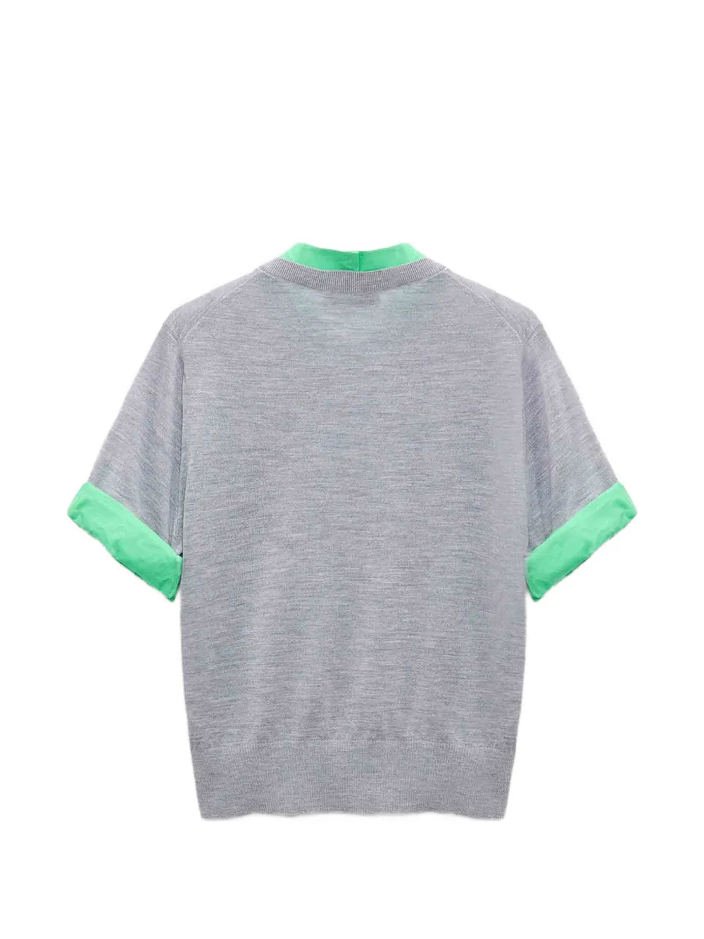 Dorothee Schumacher T-shirt met gelaagd effect en V-hals Grijs
