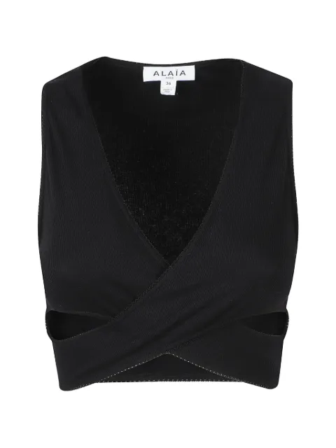 Alaïa top con abertura