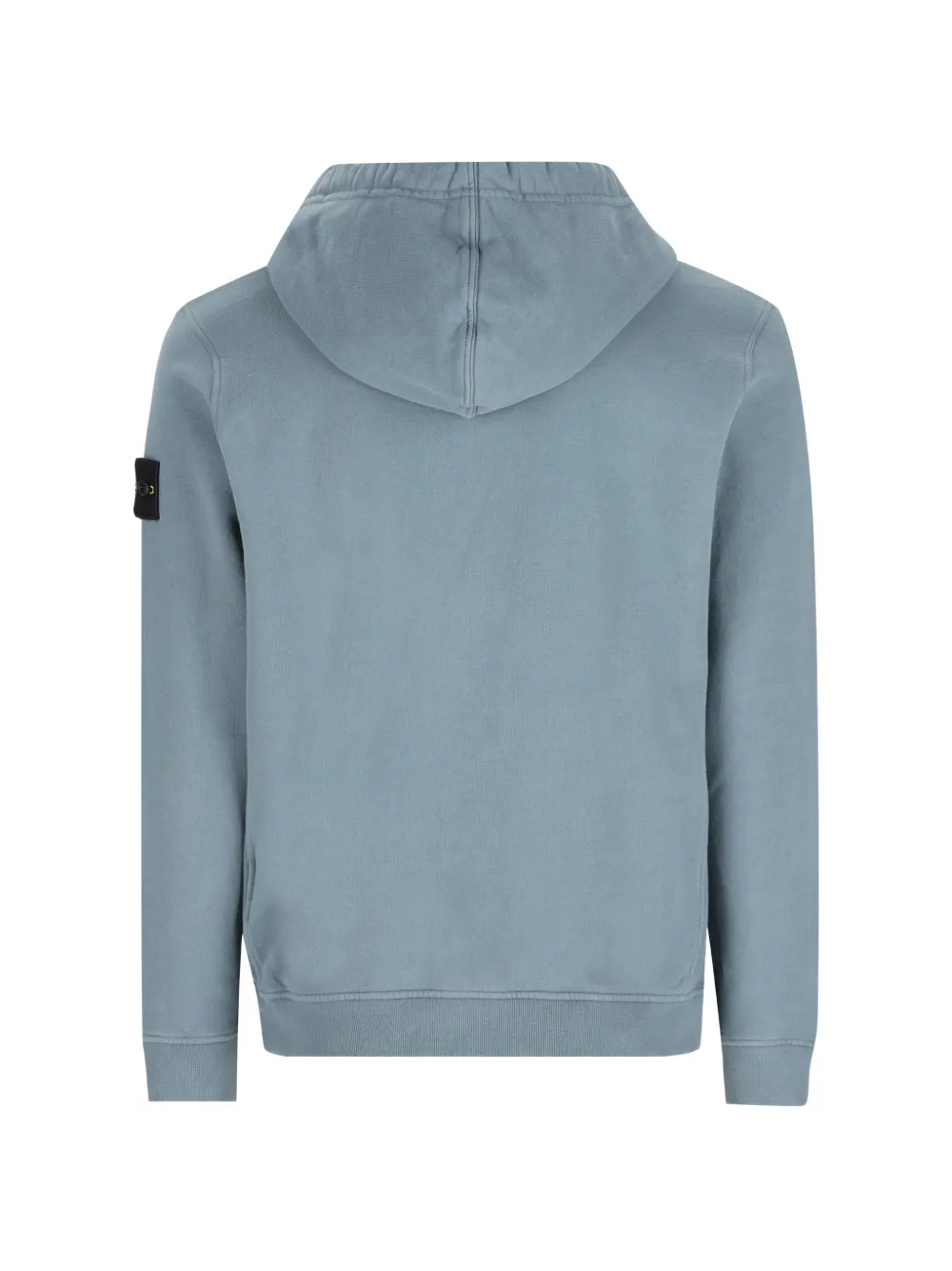 Stone Island 6100067 geborstelde sweater van biologisch katoen en fleece Blauw