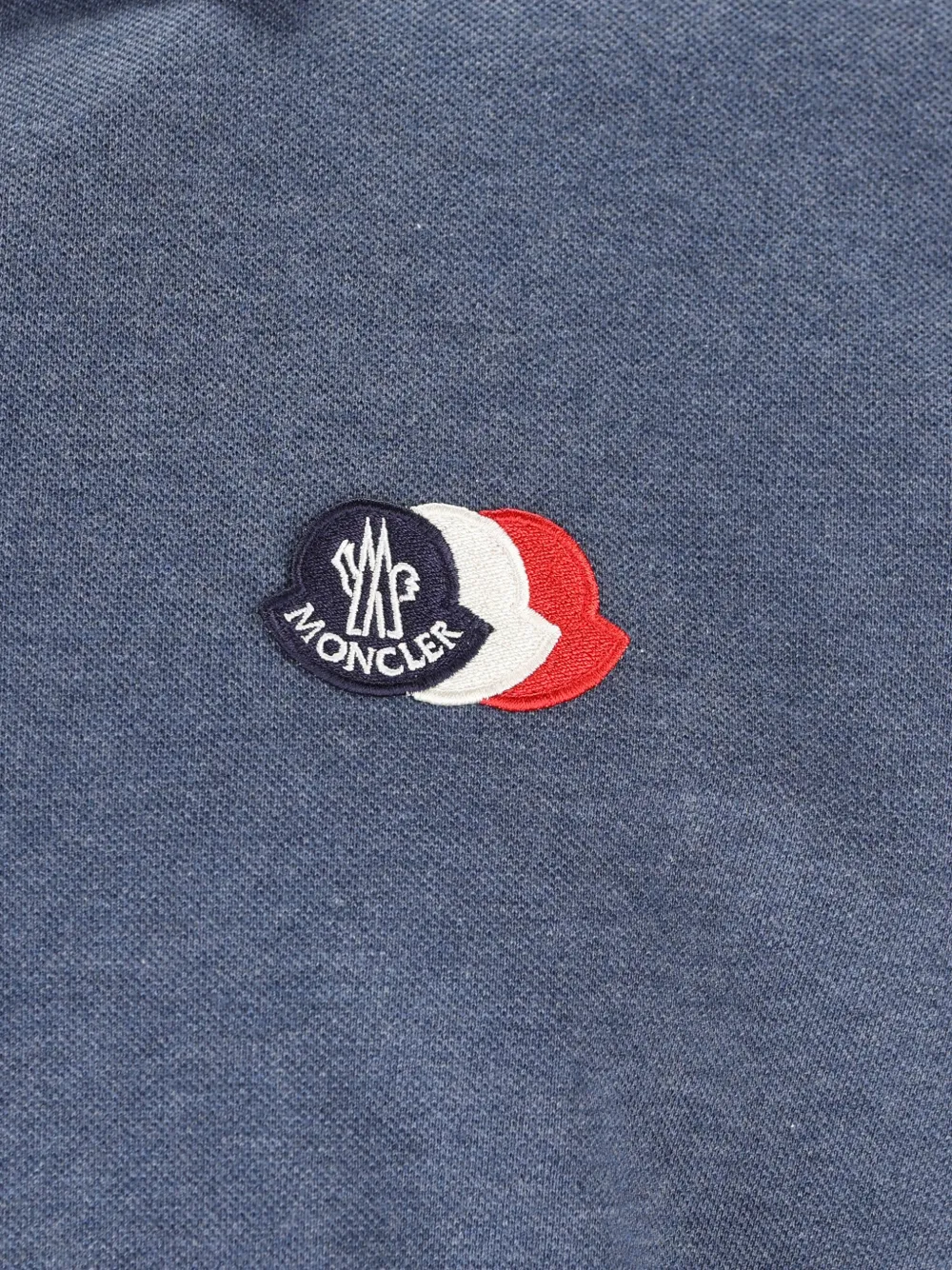 Moncler Katoenen poloshirt Blauw