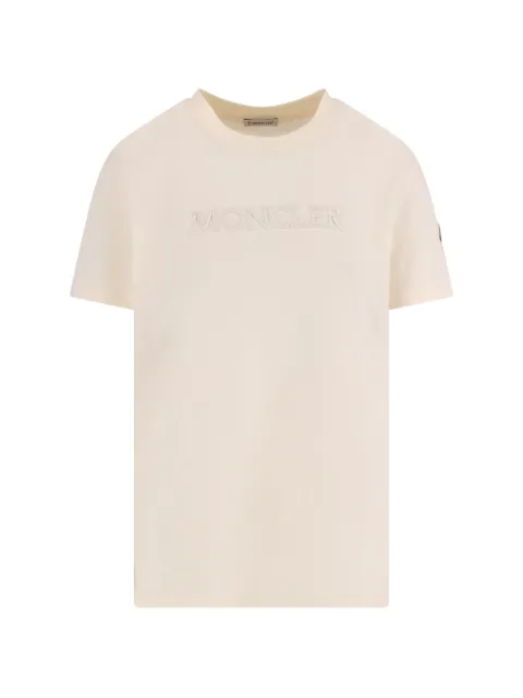 Moncler embroidered tonal-logo cotton T-Shirt