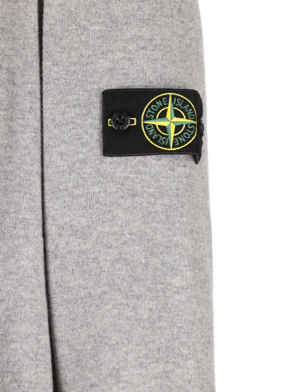 Stone Island Sweater met logopatch Grijs