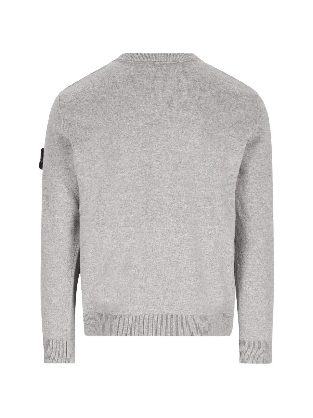 Stone Island Sweater met logopatch Grijs