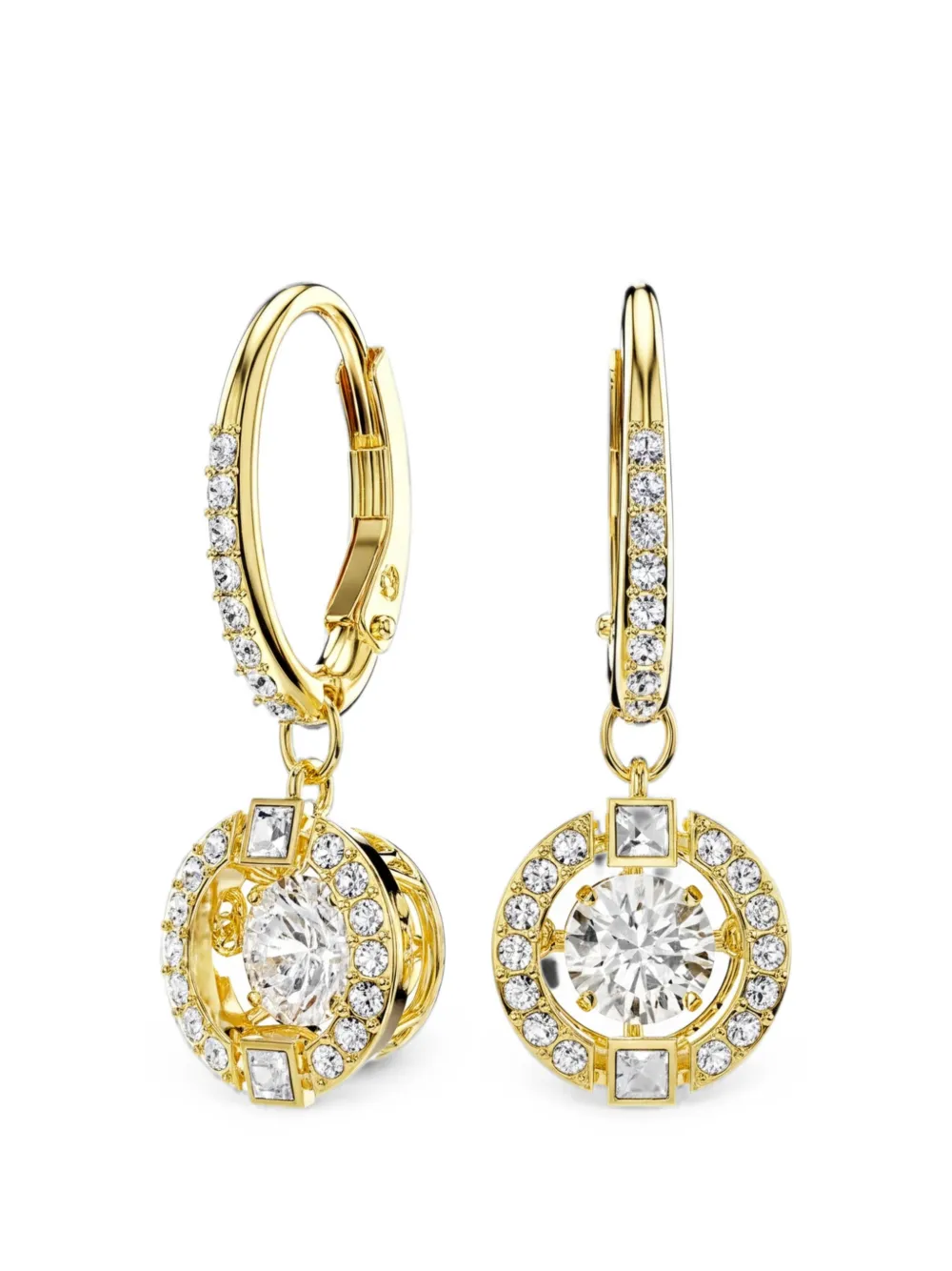 Swarovski Una Angelic drop earrings - Gold