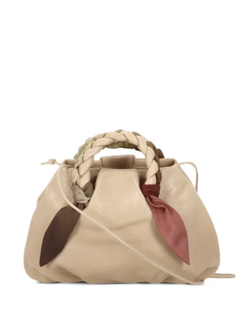 Hereu small Bombom braided-handle drawstring tote bag