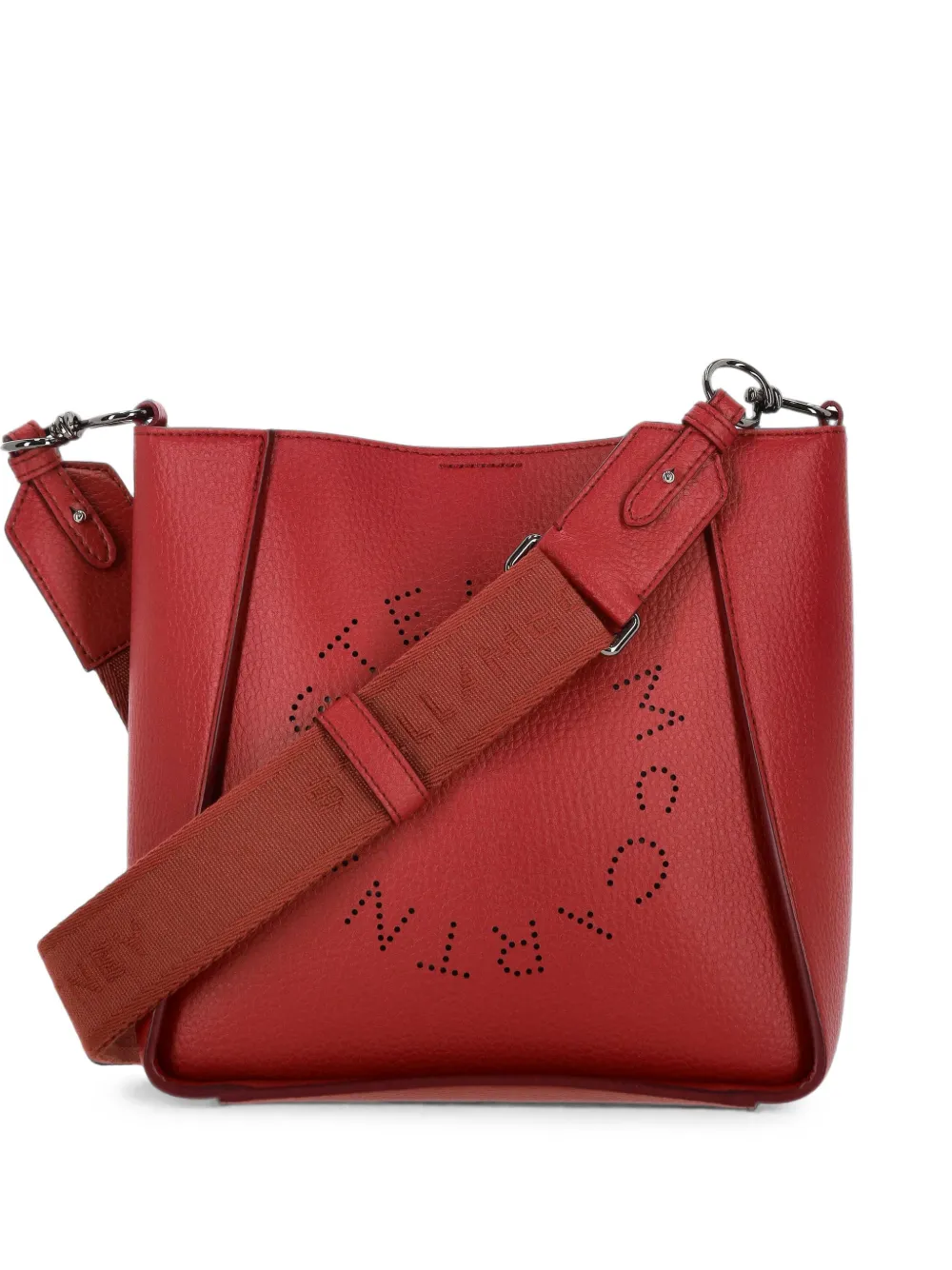 Stella McCartney Logo shoulder bag - Rosso