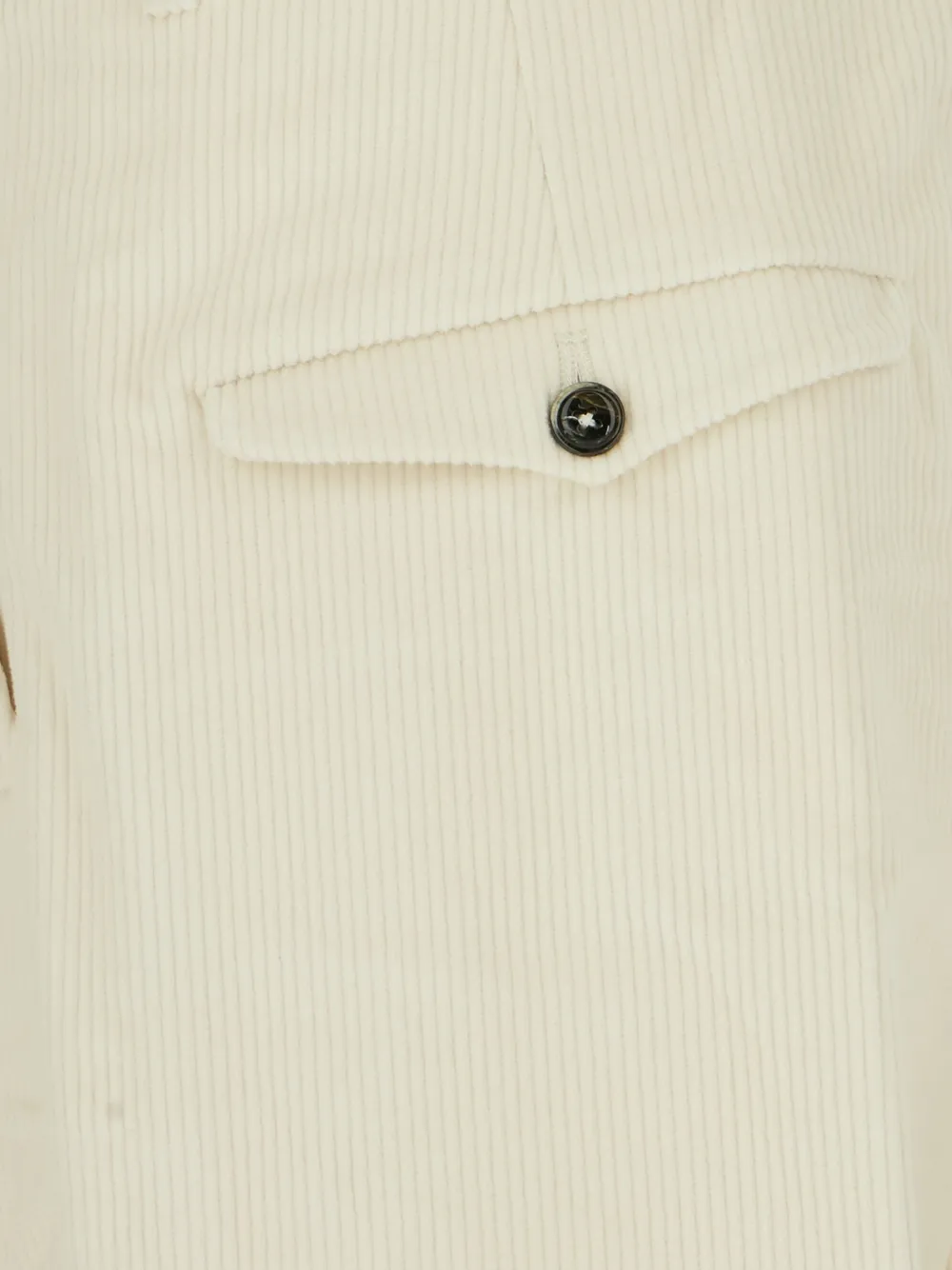 Nine In The Morning pleated corduroy trousers Beige