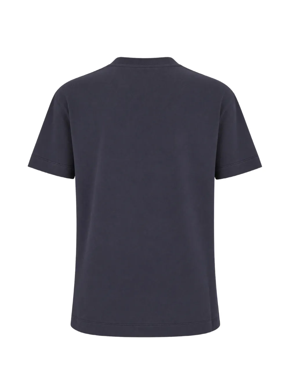 Brunello Cucinelli monili-trimmed pocket T-shirt Blauw