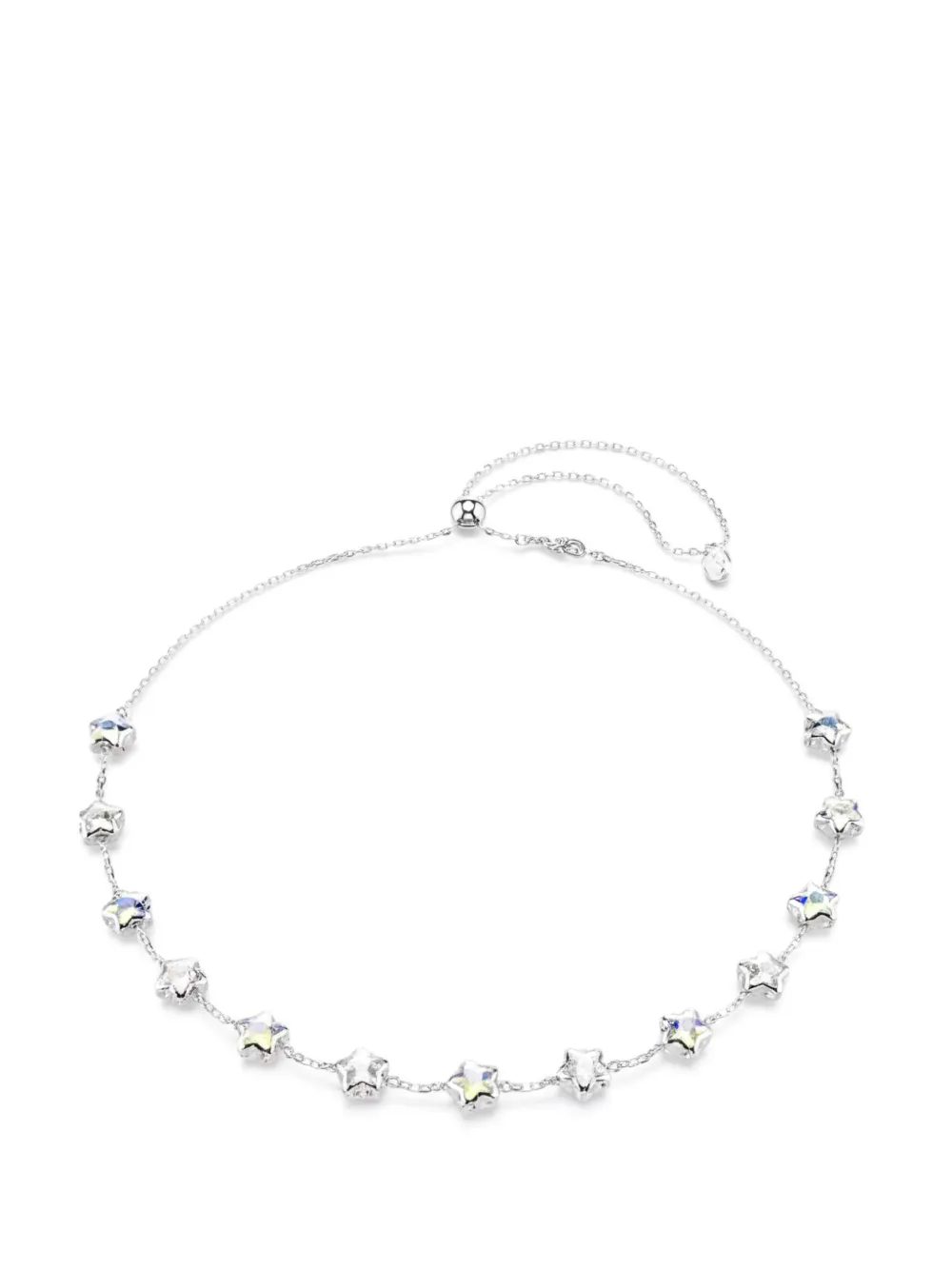 Swarovski Chroma star-motif crystal-embellished necklace - Silber