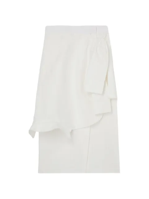 Róhe shirt-wrap detailed maxi skirt