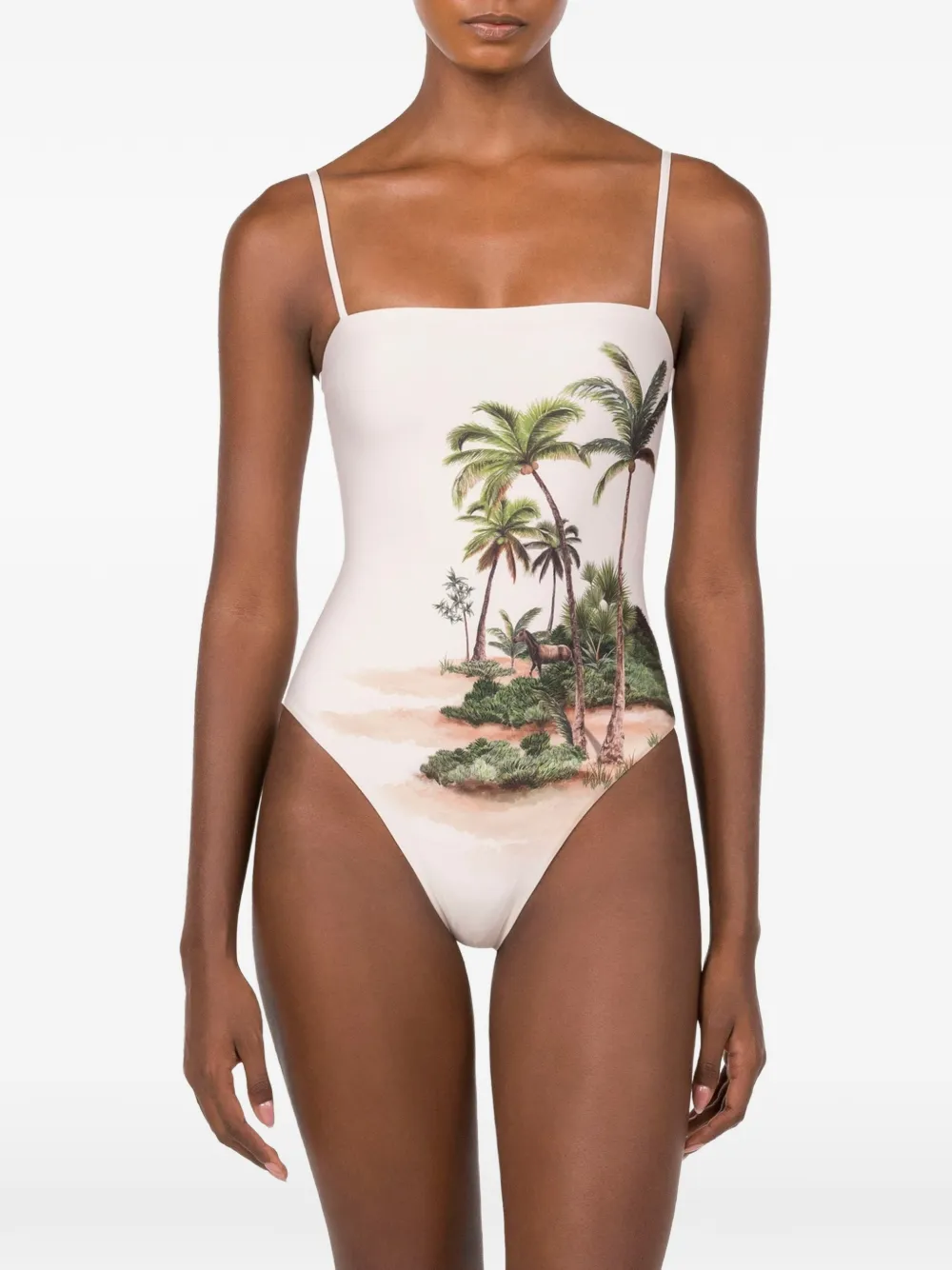 Agua By Agua Bendita Durazno Arena swimsuit - Weiß