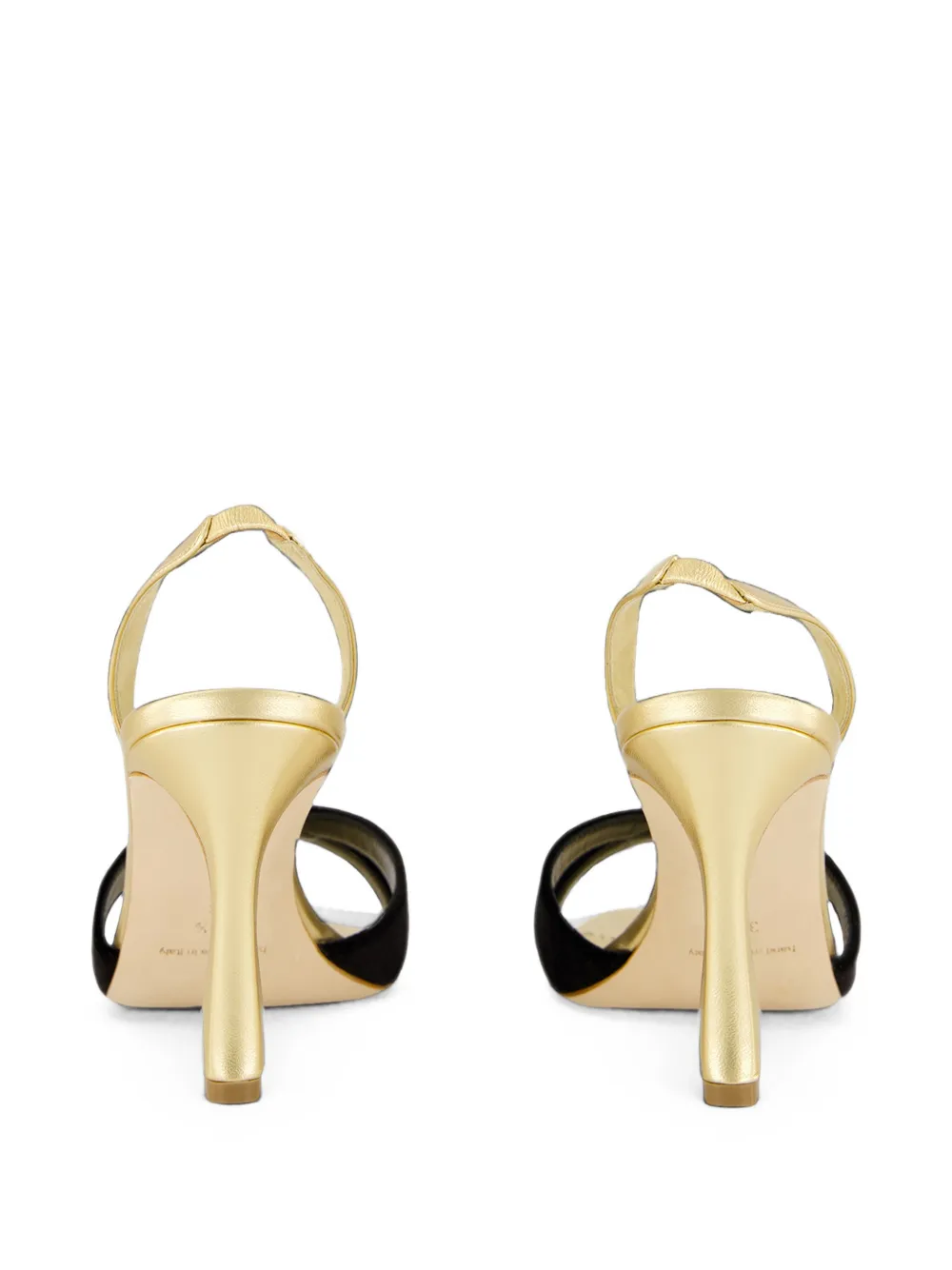 Manolo Blahnik Callydra leather sandals Goud