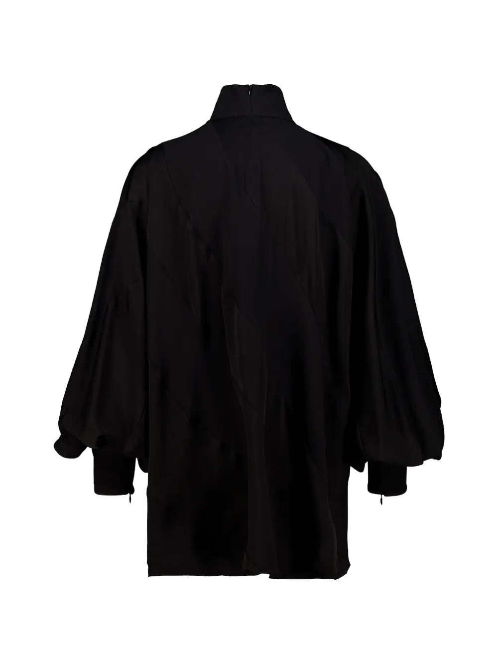 ZIMMERMANN Blouse met hoge hals en uitgesneden details Zwart